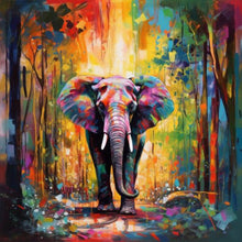 Load image into Gallery viewer, Elephant-Full Round Diamond Painting-30x30cm