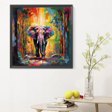 Load image into Gallery viewer, Elephant-Full Round Diamond Painting-30x30cm
