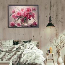 Load image into Gallery viewer, Peony-Full Round Diamond Painting-40x30cm