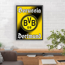 Load image into Gallery viewer, Borussia Dortmund Football Club Logo-Full Round Diamond Painting-30x40cm