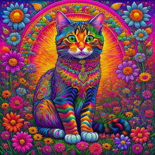 Load image into Gallery viewer, Cat-Full Round Diamond Painting-30x30cm