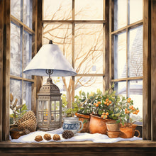 Load image into Gallery viewer, Winter Room-Full Round Diamond Painting-30x30cm