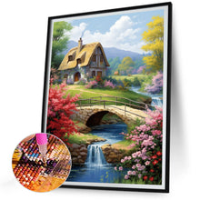 Load image into Gallery viewer, Country Cabin-Full Round Diamond Painting-30x40cm