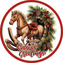 Load image into Gallery viewer, Christmas Trojan-Full Round Diamond Painting-30x30cm