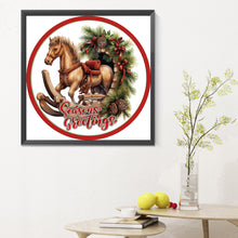 Load image into Gallery viewer, Christmas Trojan-Full Round Diamond Painting-30x30cm