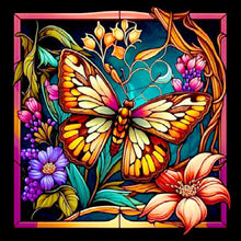 Load image into Gallery viewer, Butterfly-Full Round Diamond Painting-30x30cm