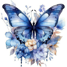 Load image into Gallery viewer, Butterfly-Full Round Diamond Painting-30x30cm