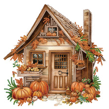 Load image into Gallery viewer, Pumpkin Hut-Partial Special Diamond Painting-30x30cm