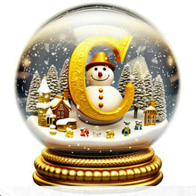 Load image into Gallery viewer, Christmas Crystal Ball Letter-Full Round Diamond Painting-30x30cm
