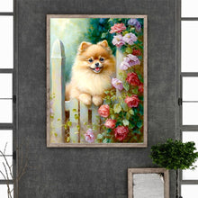Load image into Gallery viewer, Dog-Full Round Diamond Painting-30x40cm