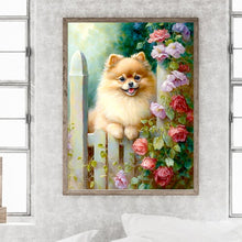 Load image into Gallery viewer, Dog-Full Round Diamond Painting-30x40cm