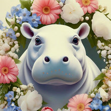 Load image into Gallery viewer, Animal Flower-Full Round Diamond Painting-30x30cm