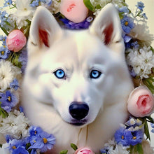 Load image into Gallery viewer, Animal Flower-Full Round Diamond Painting-30x30cm