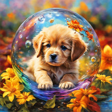Load image into Gallery viewer, Dog-Full Round Diamond Painting-30x30cm