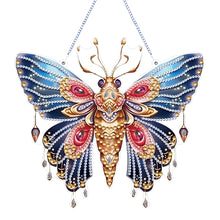 Load image into Gallery viewer, Butterfly Hummingbird-Single Side Diamond Pendant