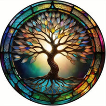 Load image into Gallery viewer, Life Tree-Full Round Diamond Painting-30x30cm