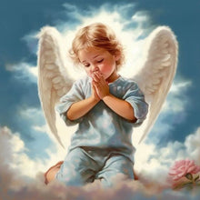 Load image into Gallery viewer, Angel-Full Round Diamond Painting-30x30cm