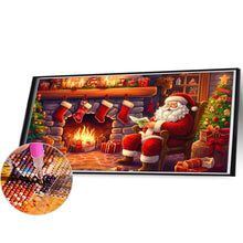 Load image into Gallery viewer, Santa Claus-Full Round Diamond Painting-60x30cm-Large Size