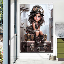 Load image into Gallery viewer, Mechanic Girl-Full Square Diamond Painting-50x70cm-Large Size