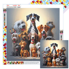 Load image into Gallery viewer, Dog-Full Square Diamond Painting-40x40cm