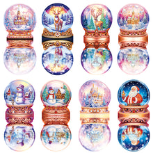 Load image into Gallery viewer, 8Pcs/set Christmas-Diamond Greeting Cards