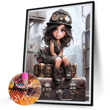 Load image into Gallery viewer, Mechanic Girl-Full Square Diamond Painting-40x50cm
