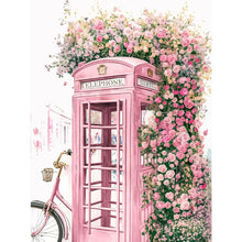 Load image into Gallery viewer, Postal Kiosk-Full Round Diamond Painting-30x40cm