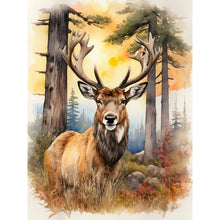 Load image into Gallery viewer, Forest Animals-Full Round Diamond Painting-30x40cm
