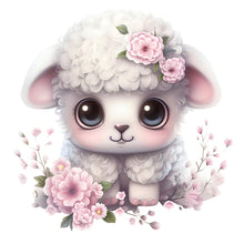 Load image into Gallery viewer, Flower Animals-Full Round Diamond Painting-30x30cm