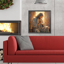 Load image into Gallery viewer, Jesus-Full Round Diamond Painting-30x30cm