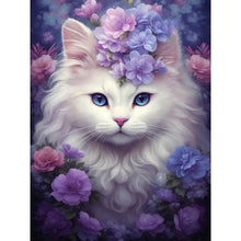Load image into Gallery viewer, Cat-Full Round Diamond Painting-30x40cm