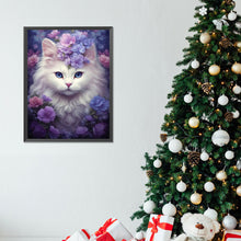 Load image into Gallery viewer, Cat-Full Round Diamond Painting-30x40cm