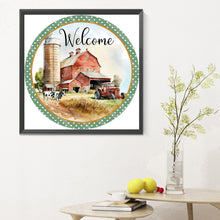 Load image into Gallery viewer, Farm Country-Full Round Diamond Painting-30x30cm