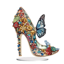 Load image into Gallery viewer, High Heel-Single Side Drill-Diamond Desktop Ornament