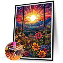 Load image into Gallery viewer, Beautiful Sunrise-Full Round Diamond Painting-40x50cm