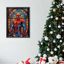 Load image into Gallery viewer, Stained Glass Spiderman-Full Round Diamond Painting-30x40cm