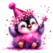 Load image into Gallery viewer, Penguin-Full Round Diamond Painting-30x30cm