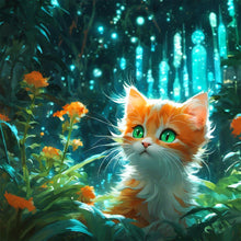 Load image into Gallery viewer, Cat-Full Round Diamond Painting-30x30cm