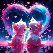 Load image into Gallery viewer, Cat-Full Round Diamond Painting-30x30cm