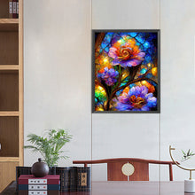 Load image into Gallery viewer, Crystal Flower-Full Square Diamond Painting-40x50cm