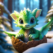 Load image into Gallery viewer, Dragon-Full Round Diamond Painting-30x30cm