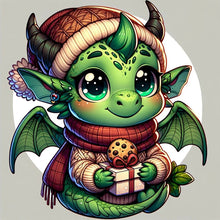 Load image into Gallery viewer, Dragon-Full Round Diamond Painting-30x30cm