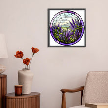 Load image into Gallery viewer, Lavender-Full Round Diamond Painting-30x30cm