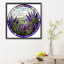 Load image into Gallery viewer, Lavender-Full Round Diamond Painting-30x30cm