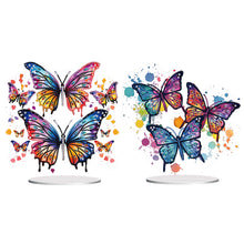 Load image into Gallery viewer, Butterfly-Single Side Drill-Diamond Desktop Ornament