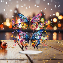 Load image into Gallery viewer, Butterfly-Single Side Drill-Diamond Desktop Ornament