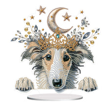Load image into Gallery viewer, Dog-Single Side Drill-Diamond Desktop Ornament