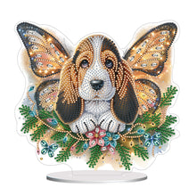 Load image into Gallery viewer, Dog-Single Side Drill-Diamond Desktop Ornament
