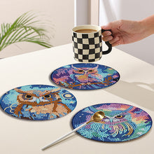 Load image into Gallery viewer, 4Pcs/Set Acrylic Diamond Painted Placemats Tableware Mat