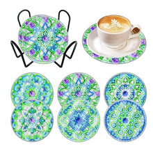 Load image into Gallery viewer, 6Pcs/Set-Mandala-Acrylic Waterproof Diamond Coaster
